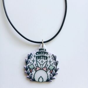 Creepy Easter Bunny Necklace